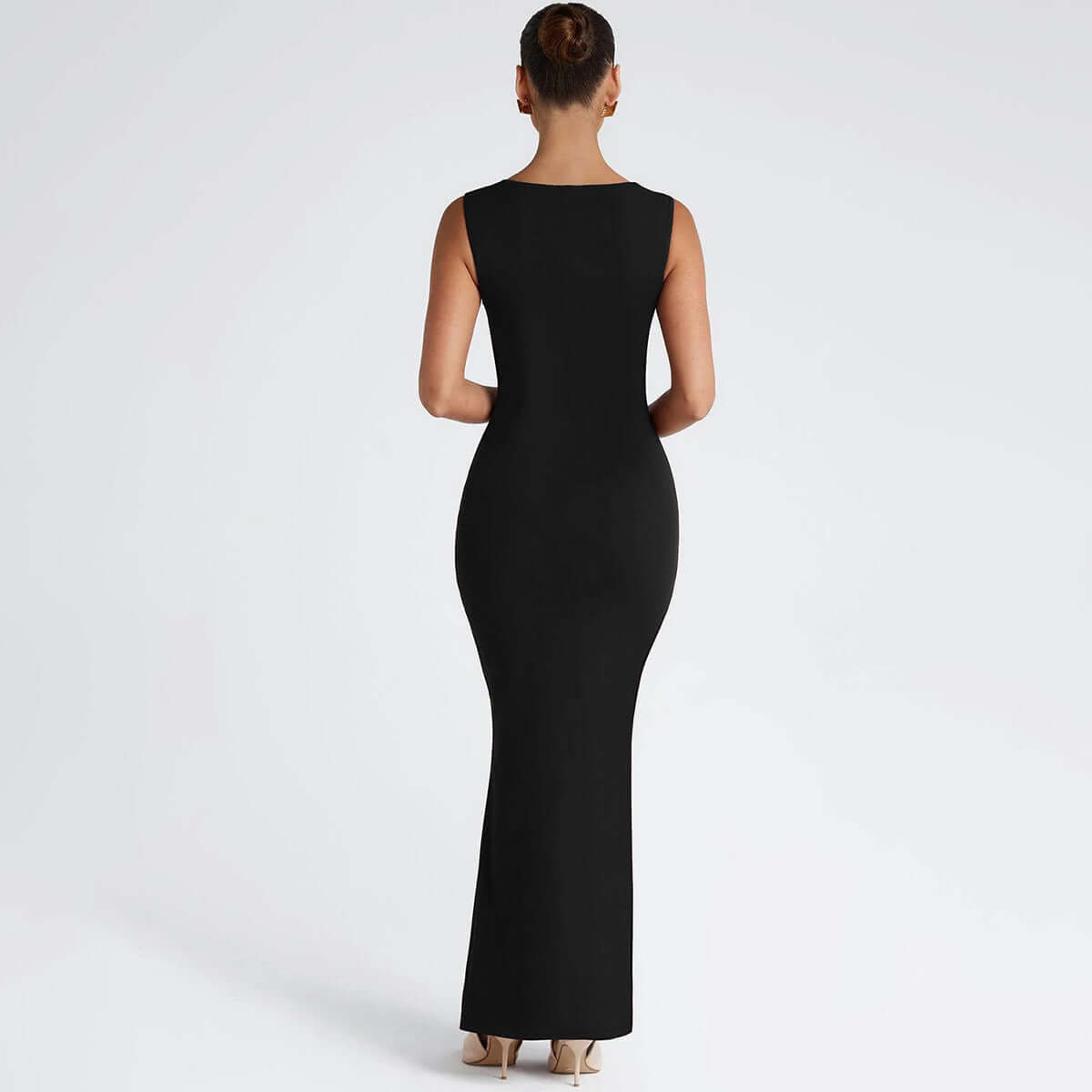 Black Square-Neck Maxi