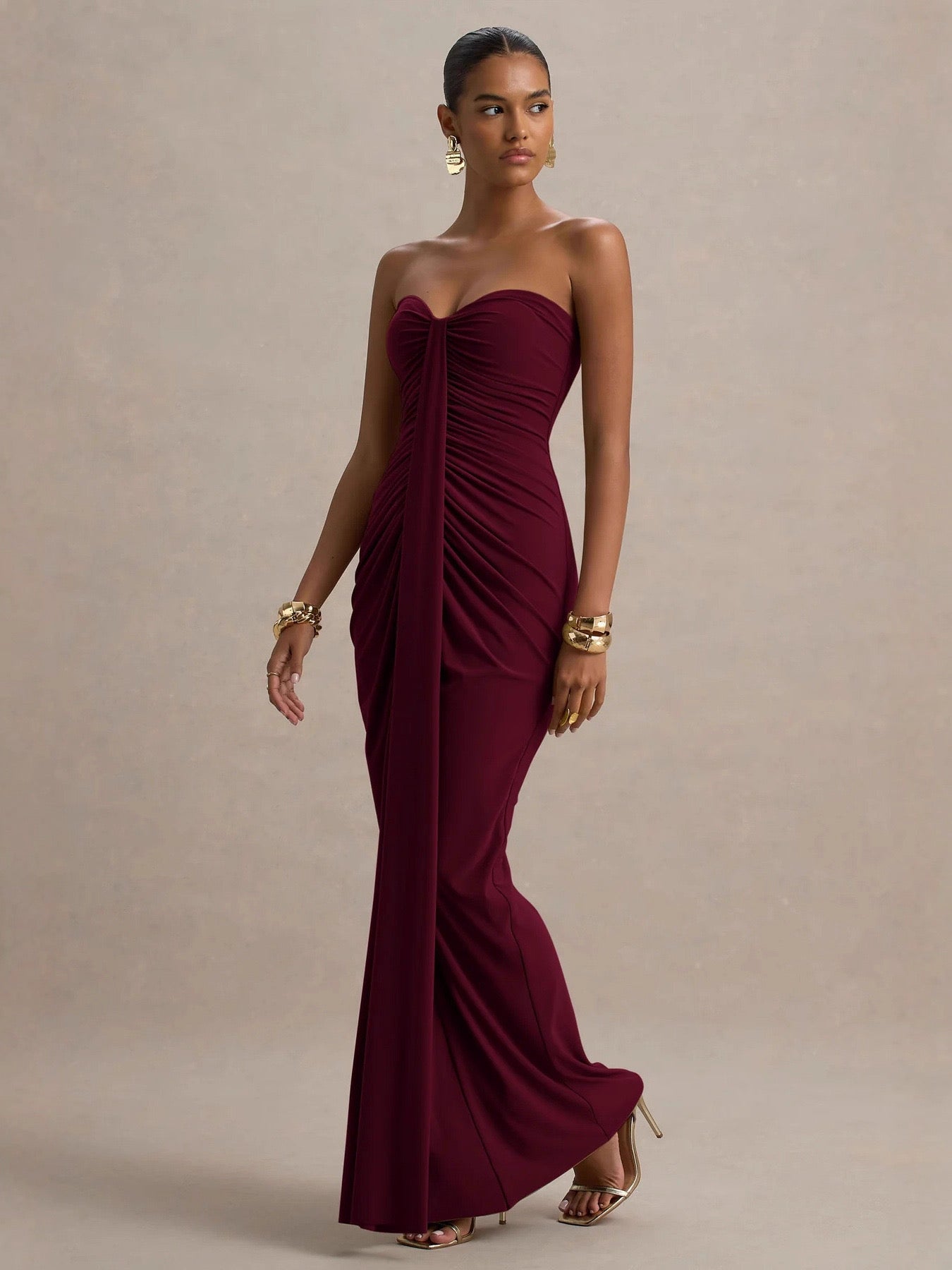 The Milano Drape Dress