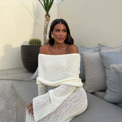 The Iridescent Knit Gown