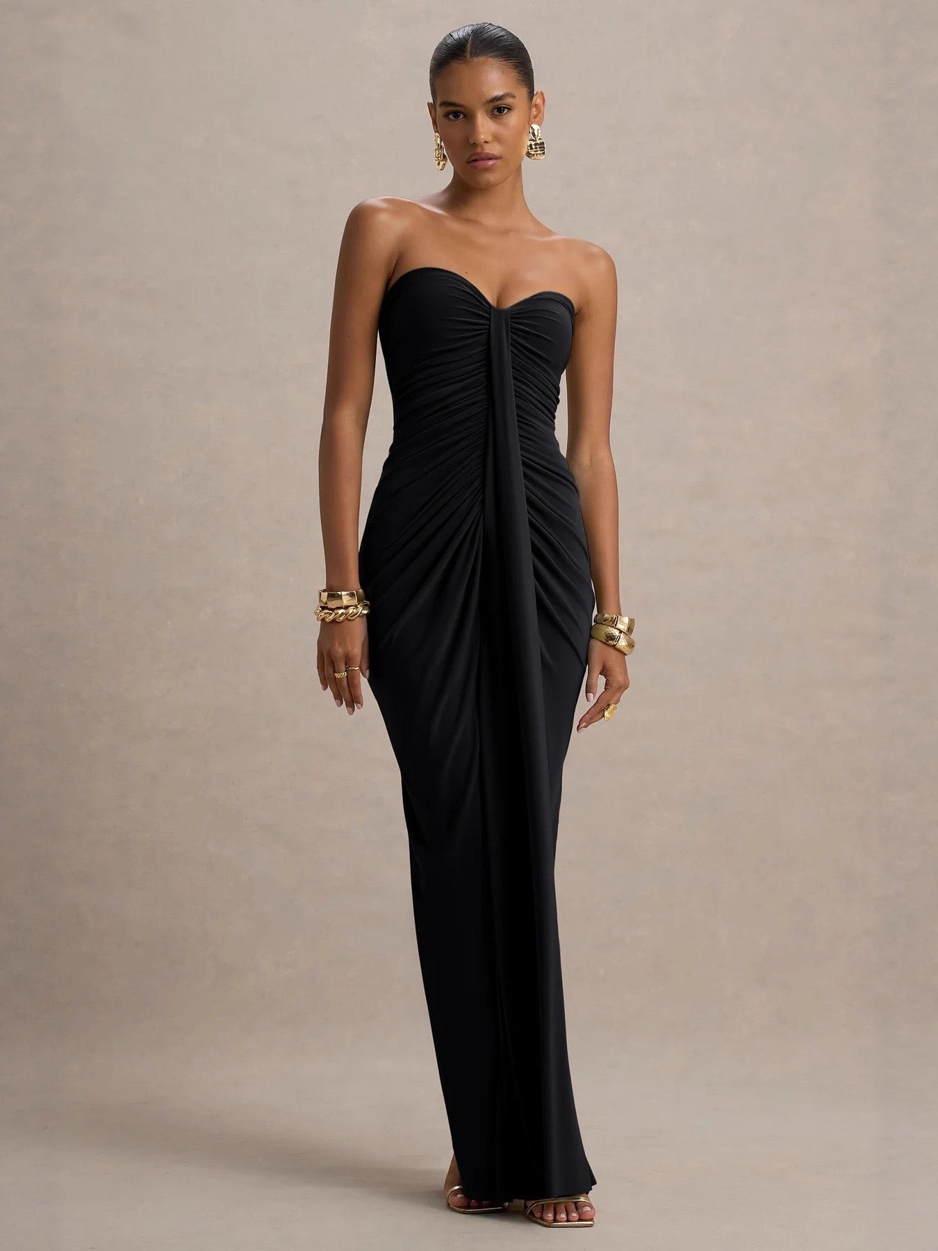 The Milano Drape Dress