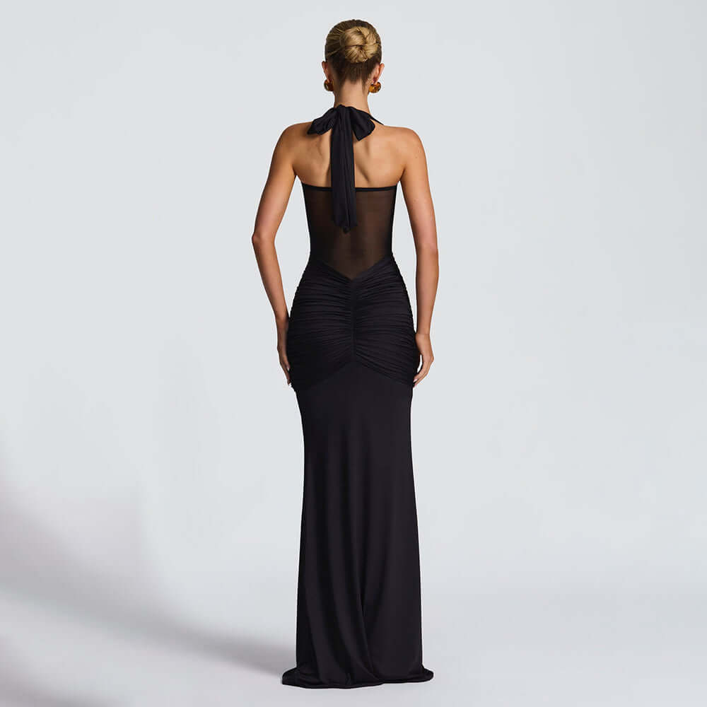 black evening gown